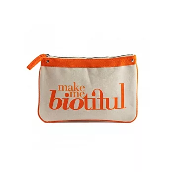 CANDY系列-有機棉Big Flat Pouch-Orange