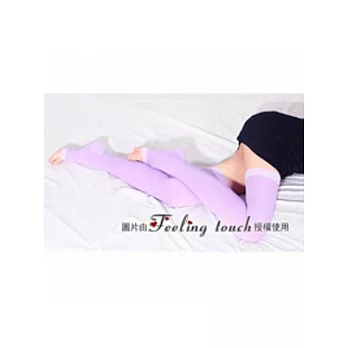 【日本Feeling Touch】睡眠專用立體五段美體瘦腿襪 (紫色)