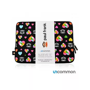 Uncommon Macbook13吋電腦內袋-Pop Multi Hearts Julius by Paul Frank