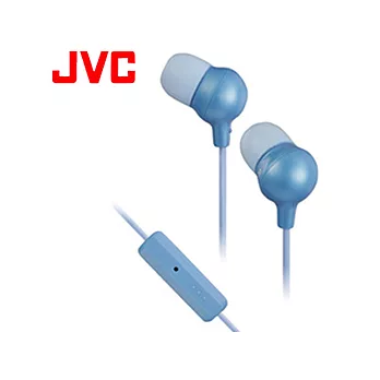 JVC HAFR36 高音質密閉型立體聲耳機麥克風(藍)