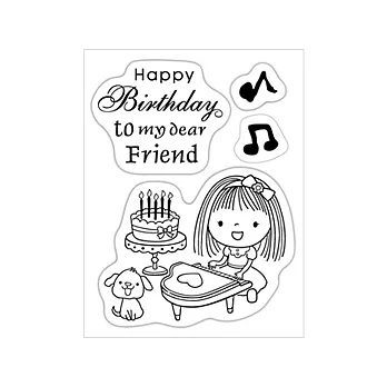 Micia透明水晶印章-CPS-020