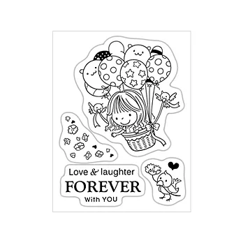 Micia透明水晶印章-CPS-021