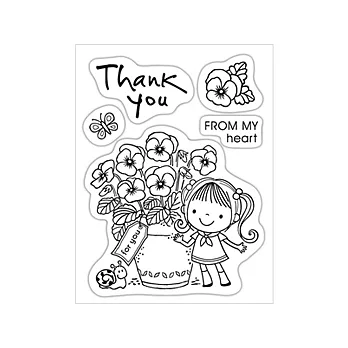 Micia透明水晶印章-CPS-019