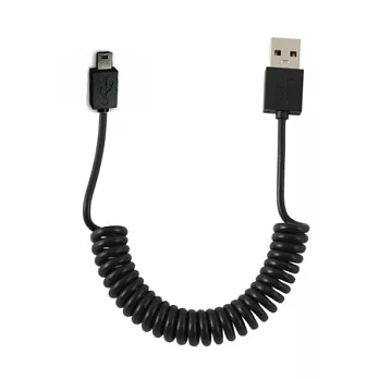 SALOM 微型 USB 捲線 (黑色)