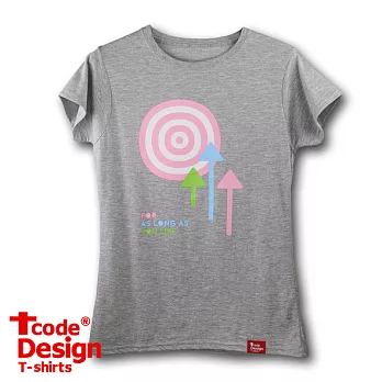 Tcode 0017【Art of Archery】女版S 深麻灰-美國棉T