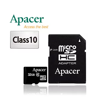 Apacer 宇瞻 32GB MicroSDHC Class10