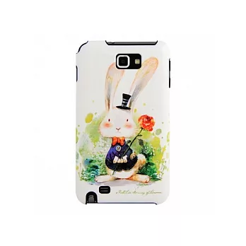 Galaxy Note Epicase 插畫設計.抗磨手機殼(贈home貼*3)-博士小兔