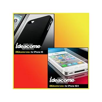 iDEAcome（Live+系列）iPhone 4S極致輕薄晶透無痕觸控螢幕保護貼（適用機型：iPhone 4S/4）+iDEAcome極簡