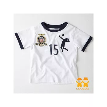 【LOVEDO-艾唯多童裝】運動潮流 主排手短袖T恤-3號