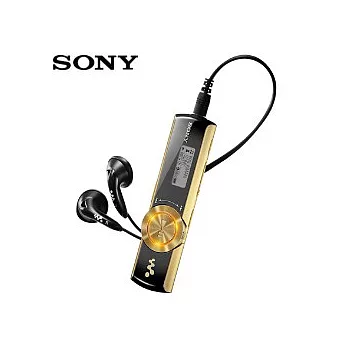 SONY Walkman數位隨身聽2GB(NWZ-B172F)送豆豆耳機(耀動金)