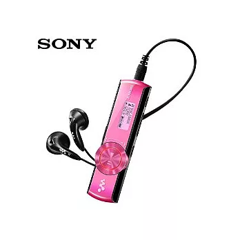 SONY Walkman數位隨身聽4GB(NWZ-B173F)送豆豆耳機(輕盈粉)