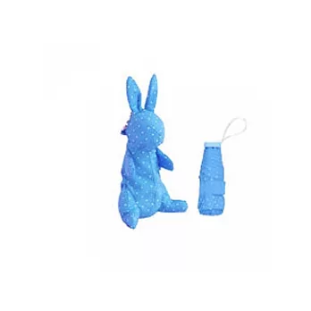 創意迷你小兔造型摺疊傘(藍色)
