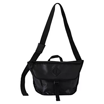 [MUJI 無印良品]再生PU加工聚纖迷你肩背包黑色