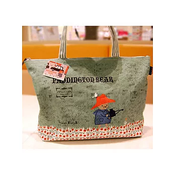 Shinzi Katoh 學院風帆布包-帕丁頓熊