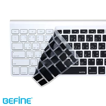 BEFINE KEYBOARD SKIN-Apple Wireless KB 專用鍵盤保護膜(KUSO中文Lion版)-黑底白字