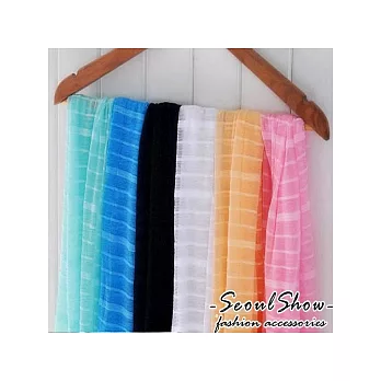 【Seoul Show】夏日必備日本鈦鍺銀6 way防紫外線披肩(白色)