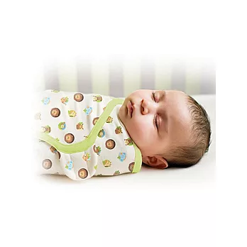 美國 Summer Infant SwaddleMe 嬰兒包巾 【森林樂園純棉薄款】, 小號 - 可調式懶人包巾