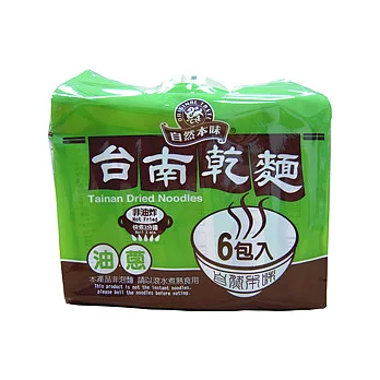 自然本味台南乾麵-油蔥600g