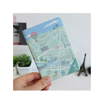 飛行日記護照套-巴黎街景