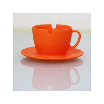 【蘭堂創意】咖啡杯煙灰缸-橘