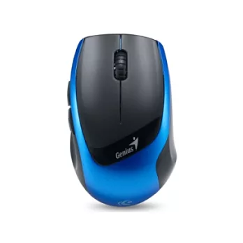 Genius DX-7100 流線款藍光2.4G無線滑鼠(藍)