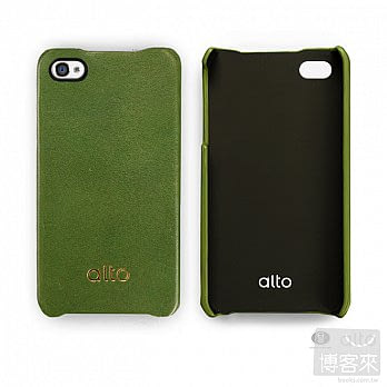 Alto Coraza - Italian leather case for iphone 4S case 墨綠墨綠