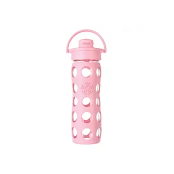 美國唯樂Lifefactory 彩色玻璃水瓶450ml粉紅