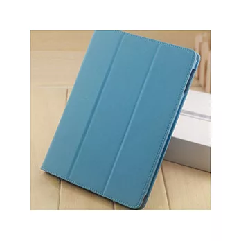輕薄型New iPad/iPad2保護套 淺藍 (贈保護貼*2,觸控筆*1)