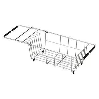 [MUJI 無印良品]18-8不鏽鋼網籃/可伸縮/大