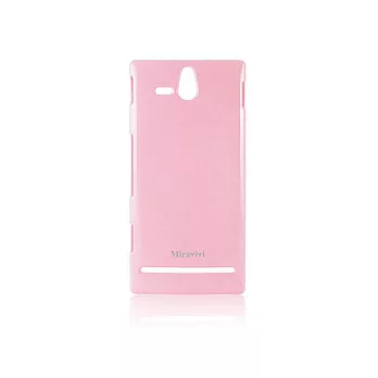 Miravivi Sony Xperia U / ST25i 時尚保護彩殼-櫻花粉