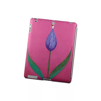 幾米New iPad/iPad2立體浮雕保護殼(遺失了一隻貓) 花朵+贈保護貼