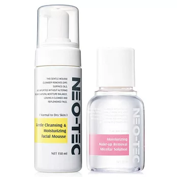 妮傲絲翠 溫潤保溼潔顏慕斯促銷組