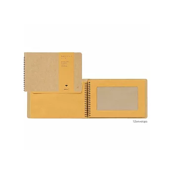 MIDORI Spiral Ring NotebookB6＞透明信封-草原蜜蜂