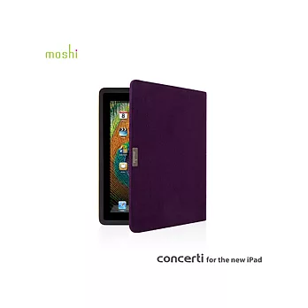 Concerti for iPad 2 / iPad 3rd Gen 專用雅緻保護套 ( 紫 )紫