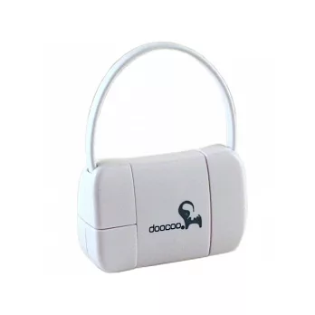 doocoo iPhone ＆ micro usb 傳輸線/充電線--白色