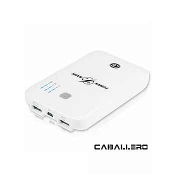 CB 大容量雙USB行動電源 5500mAh-白色