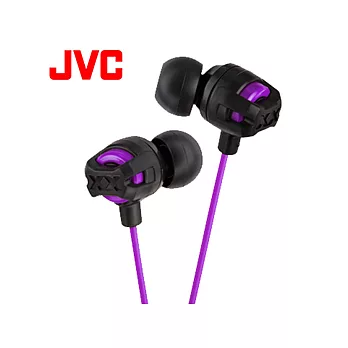 JVC XTREME XPLOSIVE重低音耳道式耳機-紫色(HAFX101V)
