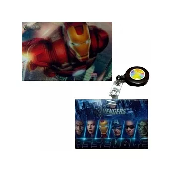 復仇者聯盟卡貼-變圖款(4)+伸縮卡套(1)