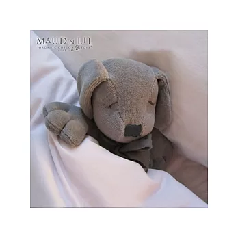 Maud N Lil 曼德立歐 -有機棉安撫娃娃-圓爪小灰狗