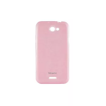 Miravivi HTC One X 專用軟式 粉彩晶鑽保護套-櫻花粉櫻花粉