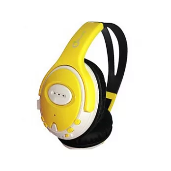PLUGO_普樂購無線耳機式MP3-黃色