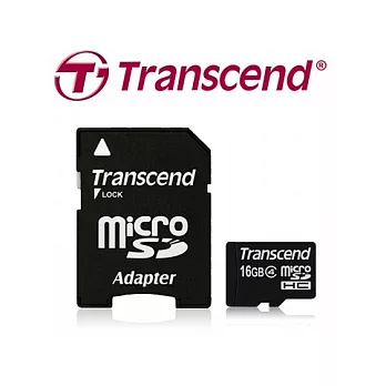 創見 microSDHC 16GB class4 記憶卡 (贈一入收納盒)