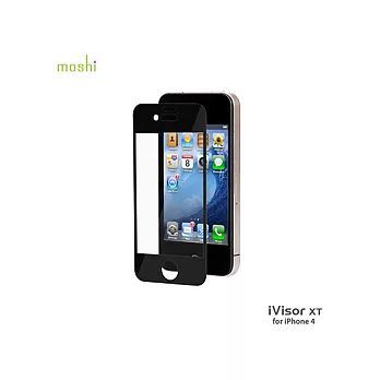 moshi iVisor XT for iPhone 4 -(黑) 防眩高透觸控螢幕保護貼黑