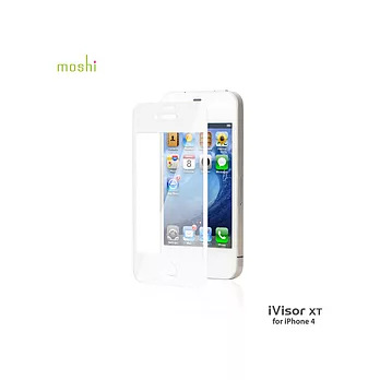 moshi iVisor XT for iPhone 4 (白) 防眩高透觸控螢幕保護貼白