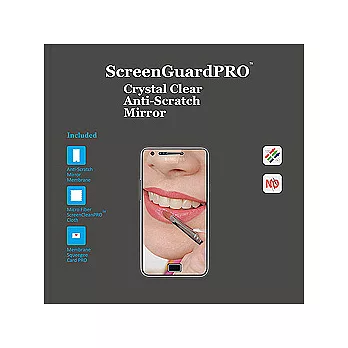 GCOMM ScreenGuardPRO(TM) i9100 清透抗括鏡面螢幕保護貼(附ScreenCleanPRO(TM)專業超音波抗靜電超纖清潔布)