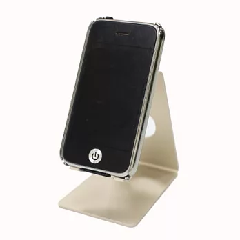 【NEW BOX】摩登風鋁合金手機座-香檳金香檳金