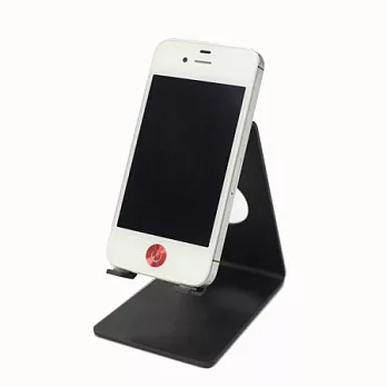 【NEW BOX】摩登風鋁合金手機座-黑色黑色