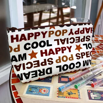 uhplus 寬底收納筆袋系列- POP DREAM