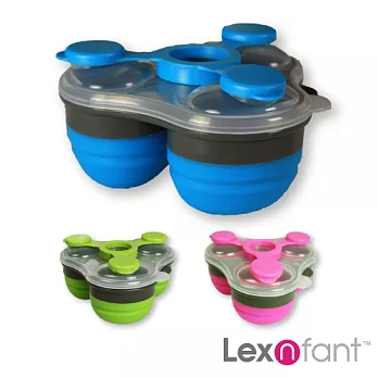 「Lexington」矽膠折疊式奶粉盒綠
