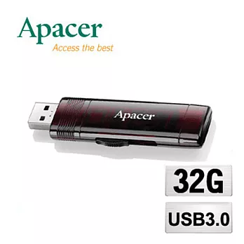 Apacer 宇瞻 AH351 32GB 紅鯊賽車碟隨身碟 USB3.0紅鯊賽車碟